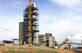 建設(shè)中的埃塞俄比亞MCE5000TPD生產(chǎn)線