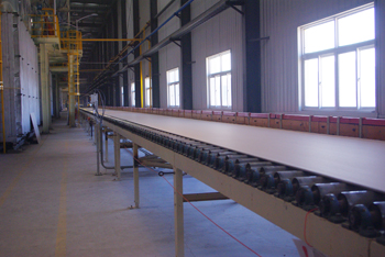 圣戈班（葫蘆島）紙面石膏板項目合格板順利下線