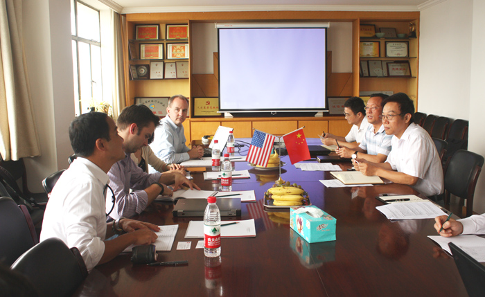 美國硅谷企業(yè)Calera公司客人到訪我院