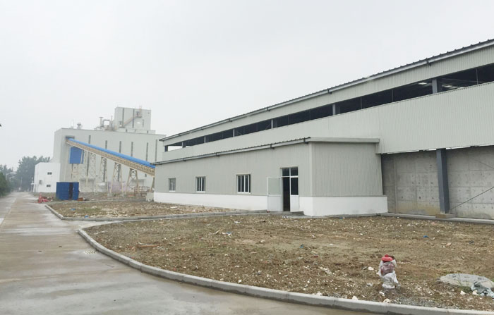 我院圣戈班石膏建材（常州）石膏粉項目工程進展順利