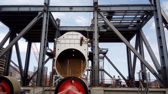 沙特阿拉伯SPCC 5000t/d水泥生產(chǎn)線項目進展順利