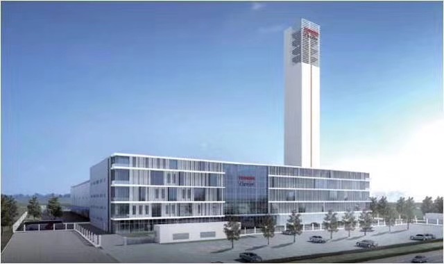 公司設(shè)計(jì)的東芝開(kāi)利空調(diào)（中國(guó)）有限公司新基地舉行開(kāi)工儀式