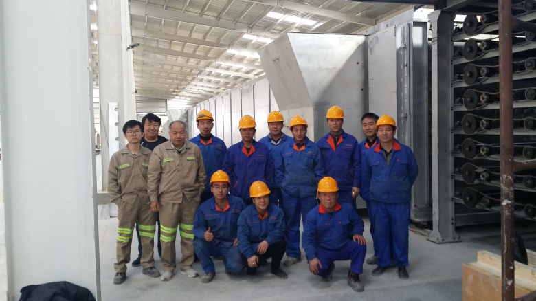 中東年產(chǎn)1000萬㎡石膏板項(xiàng)目安裝工作順利開展