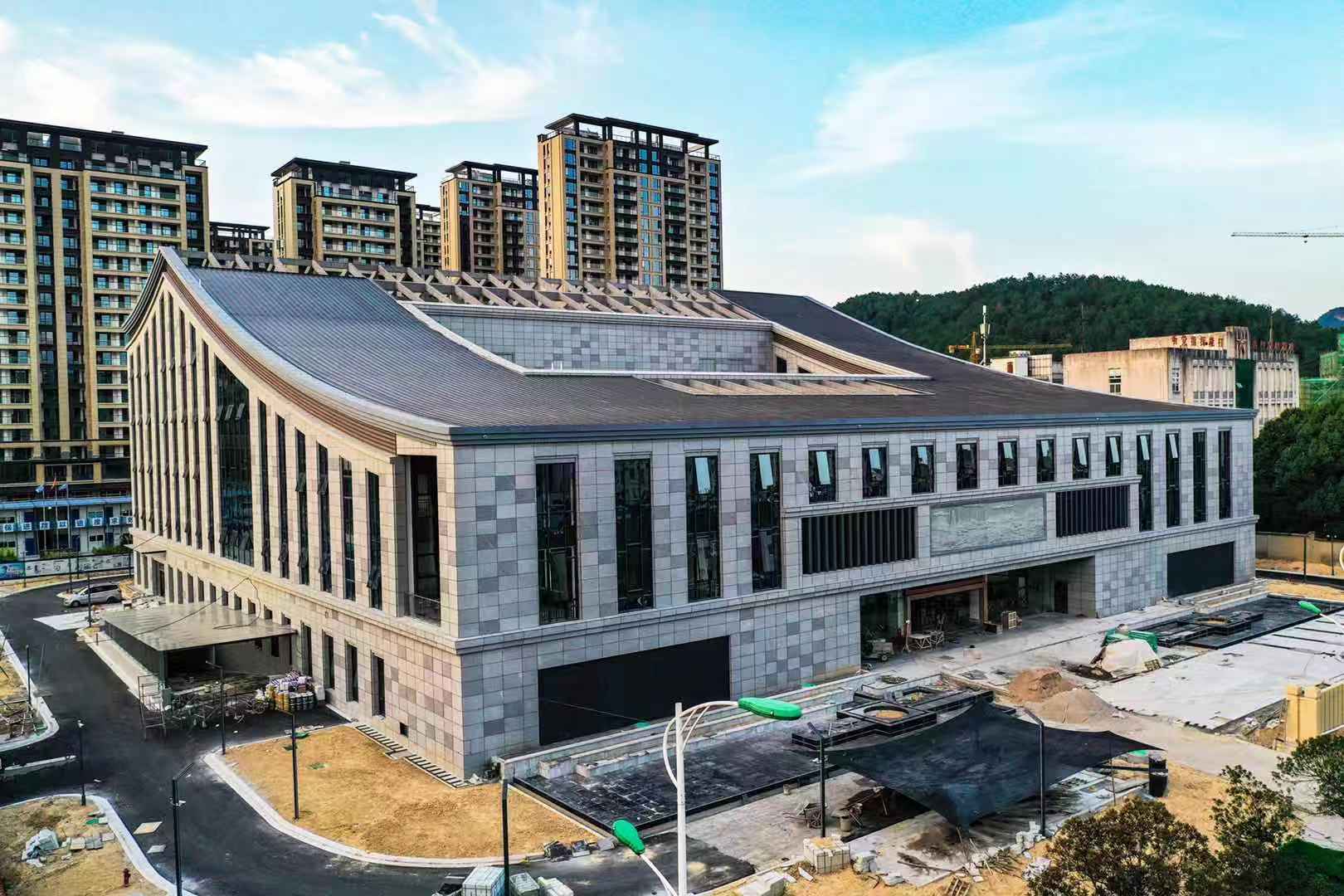 公司設計的縉云縣檔案館新館竣工驗收